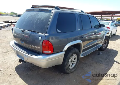 2002 Dodge Durango Slt Plus from USA, damaged, VIN 1B4HS58N32F200605